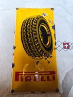 Emailleschild Pirelli Original