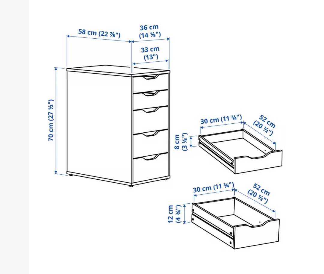 Ikea Commodes: Schubladen-Kommode – D'occasion à Oberwil-Lieli par Gloria112 1