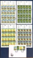 1989 Liechtenstein World Wildlife  - Bogensatz ET + FDC
