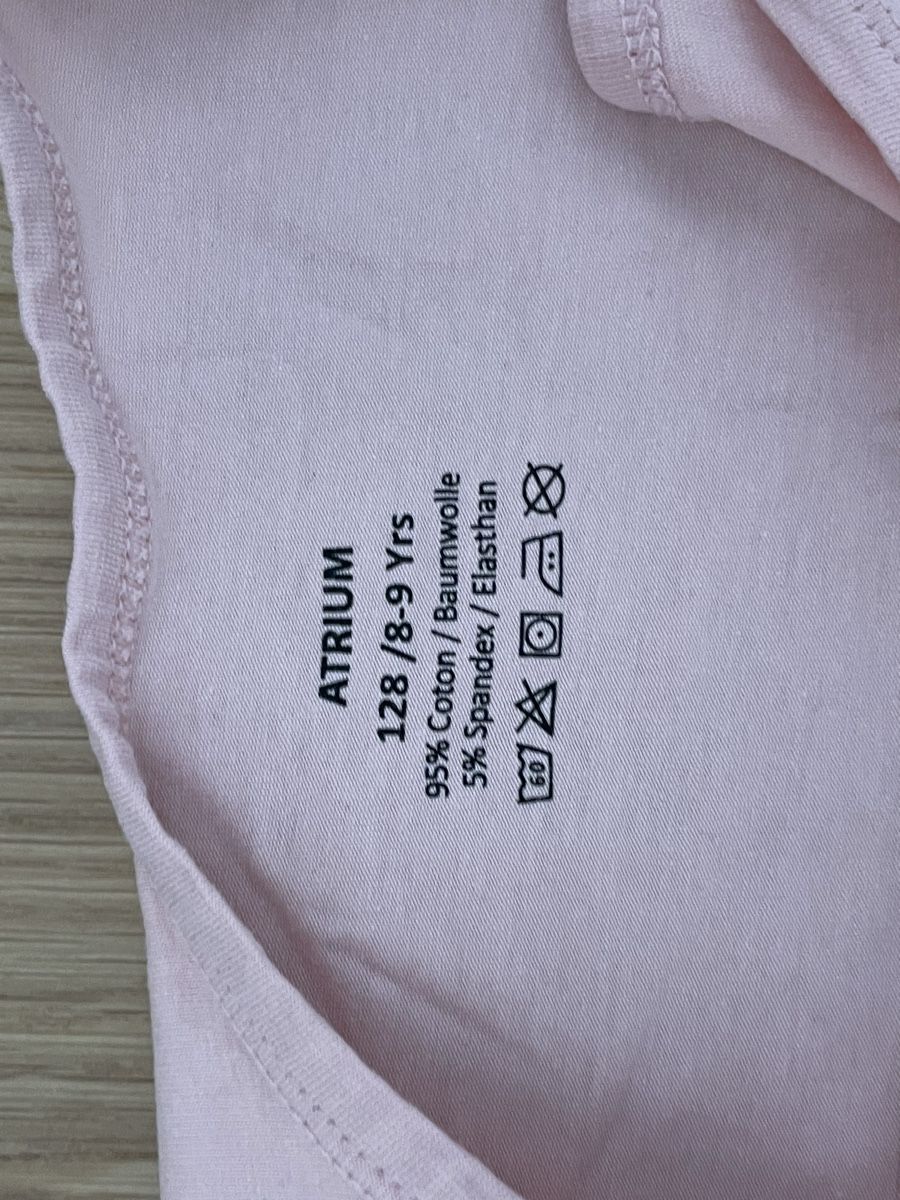 Camicette, T-shirt & Top: Top Mädchen rosa Grösse 128 Baumwolle – Usato da Untersiggenthal venduto da bla_55sl 1