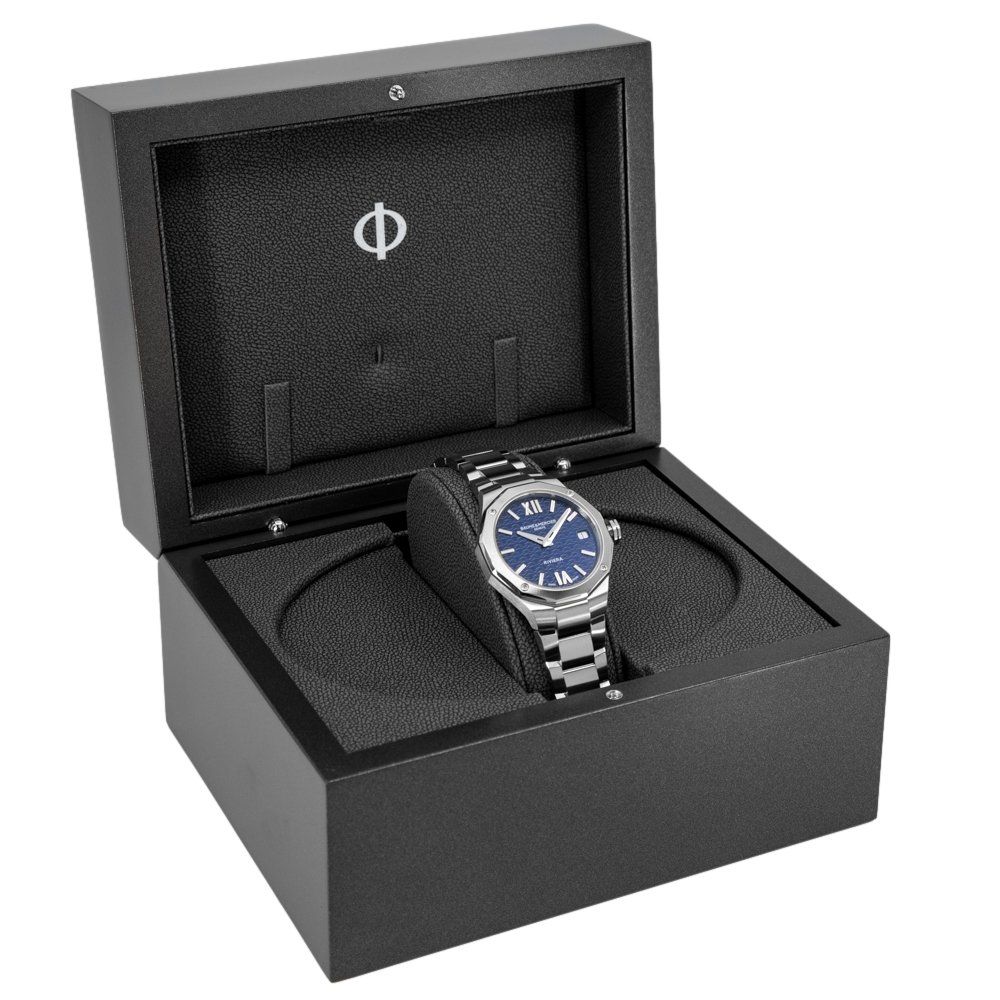 Baume & Mercier Orologi: Baume & Mercier Men's 10727 Riviera Quartz – Nuovo e nell'imballaggio originale da Schindellegi venduto da harveystore 9
