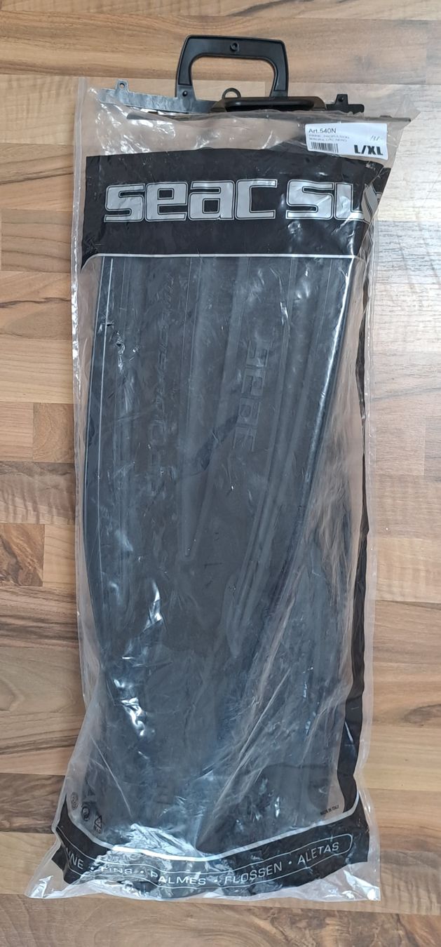 Flossen, Masken & Schnorchel: Seac Antriebsflossen Schwarz – Neu und originalverpackt aus Niederdorf von fah_9wky 1