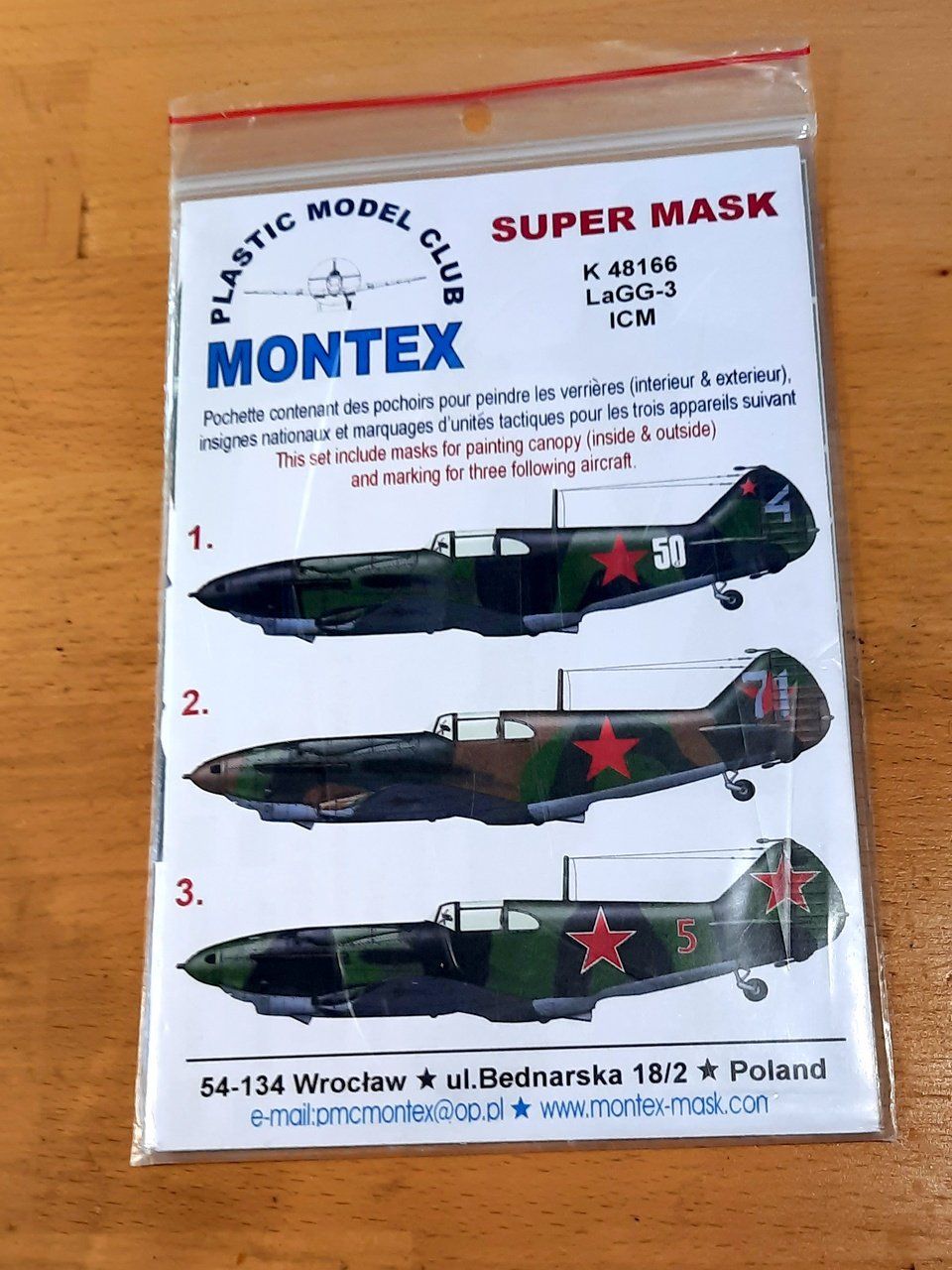 Modellbausätze & Standmodelle: LaGG-3 1/48 masques Montex – Gebraucht aus Châtel-St-Denis von manzanita71