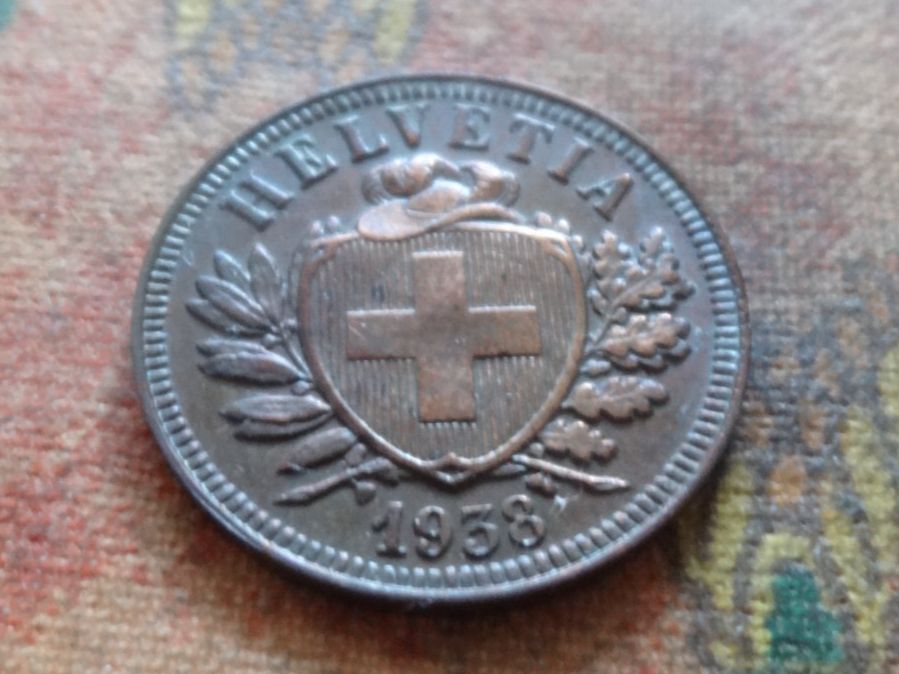 Tutti le monete: 2 Rp. 1938   (A) – Usato da Romanel-sur-Lausanne venduto da Swift13