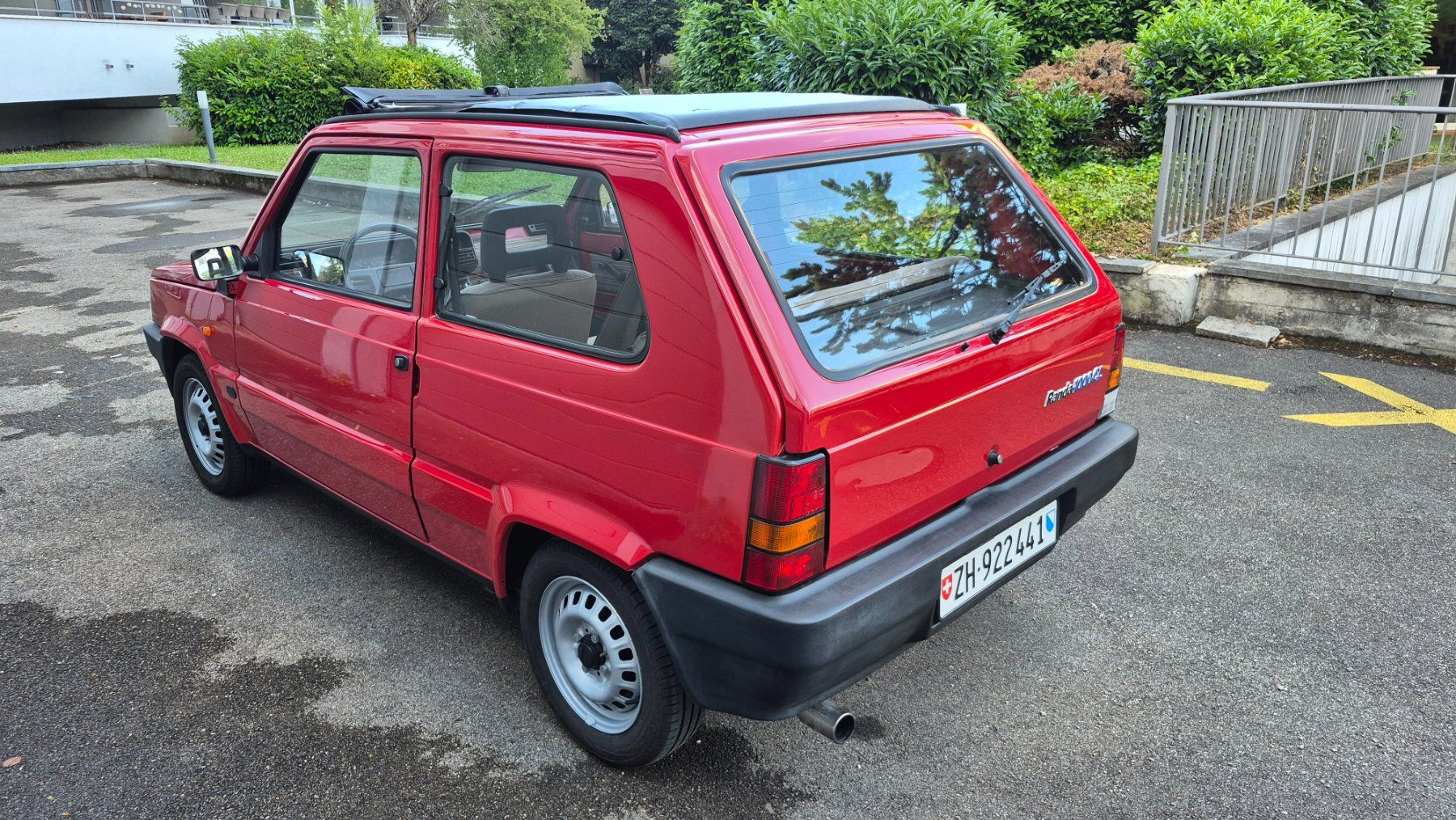 Fiat Automobili: Fiat Panda ab MFK mit Schiebedach – Usato da Zürich venduto da Rauber49 2