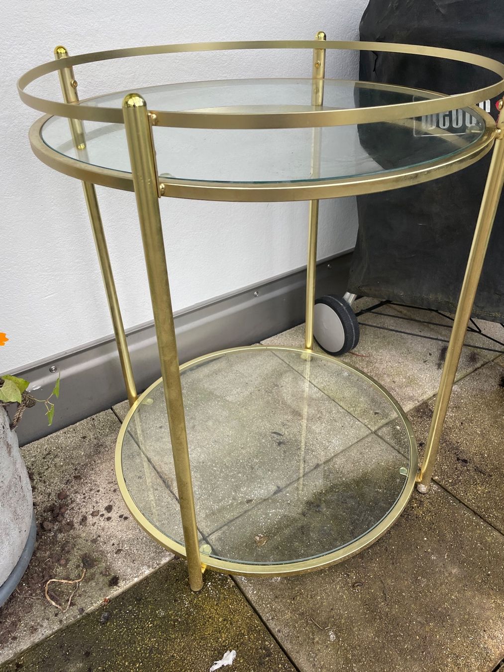 Maisons du monde Tavoli: Table d'appoint dorée vintage - Élégance et style ✨ – Usato da ebertswil venduto da celinita 4