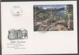 2016, FDC, Sonderblock Verzascatal (Nr. 1608), E6