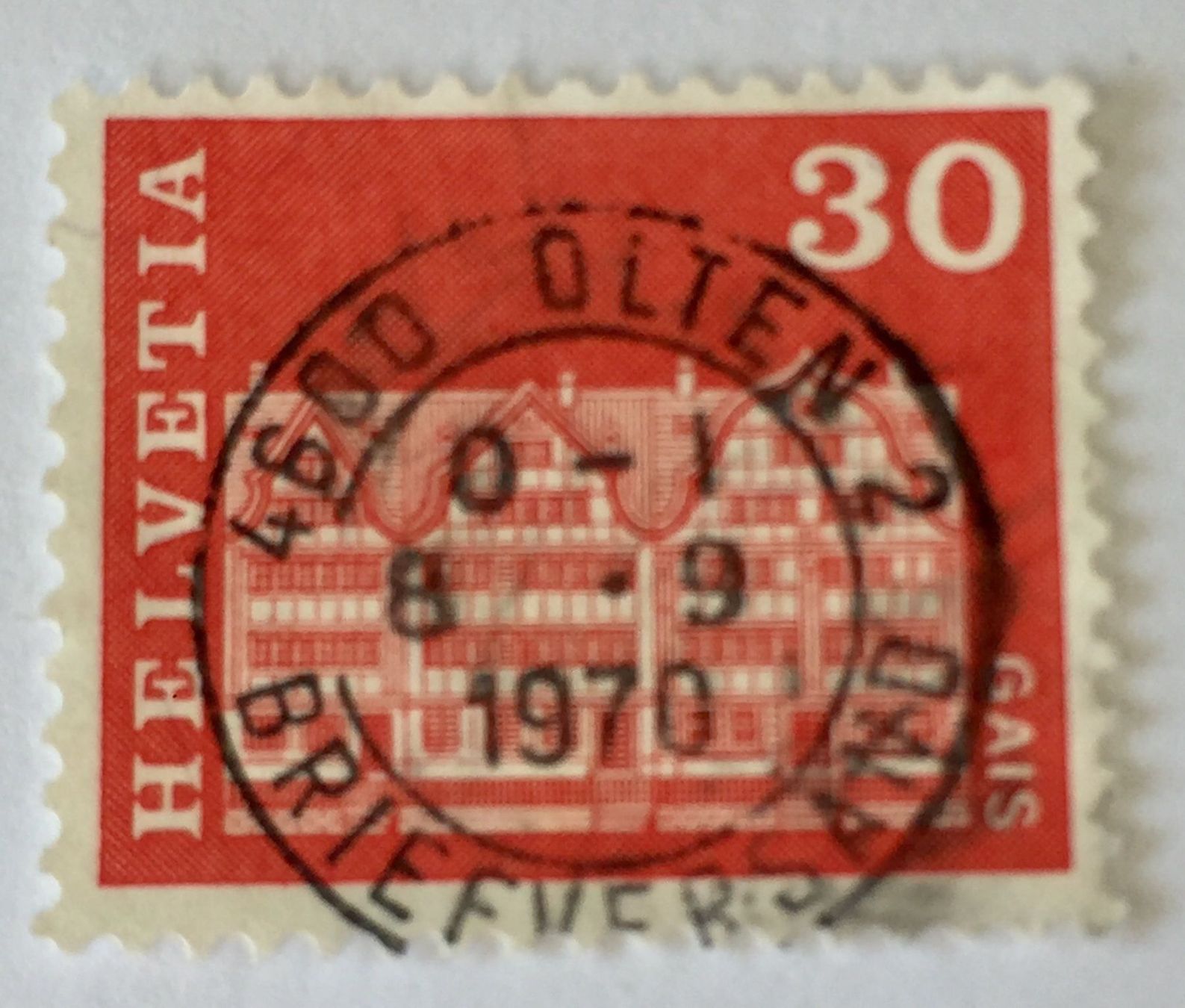 Tutti i francobolli: Nr.416 mit Vollstempel Olten – Usato da Aarau venduto da Billa007
