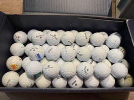 50 gebrauchte Golfbälle Mix: Titleist, Callaway, etc