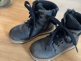 blaue Wanderstiefel, Größe 27