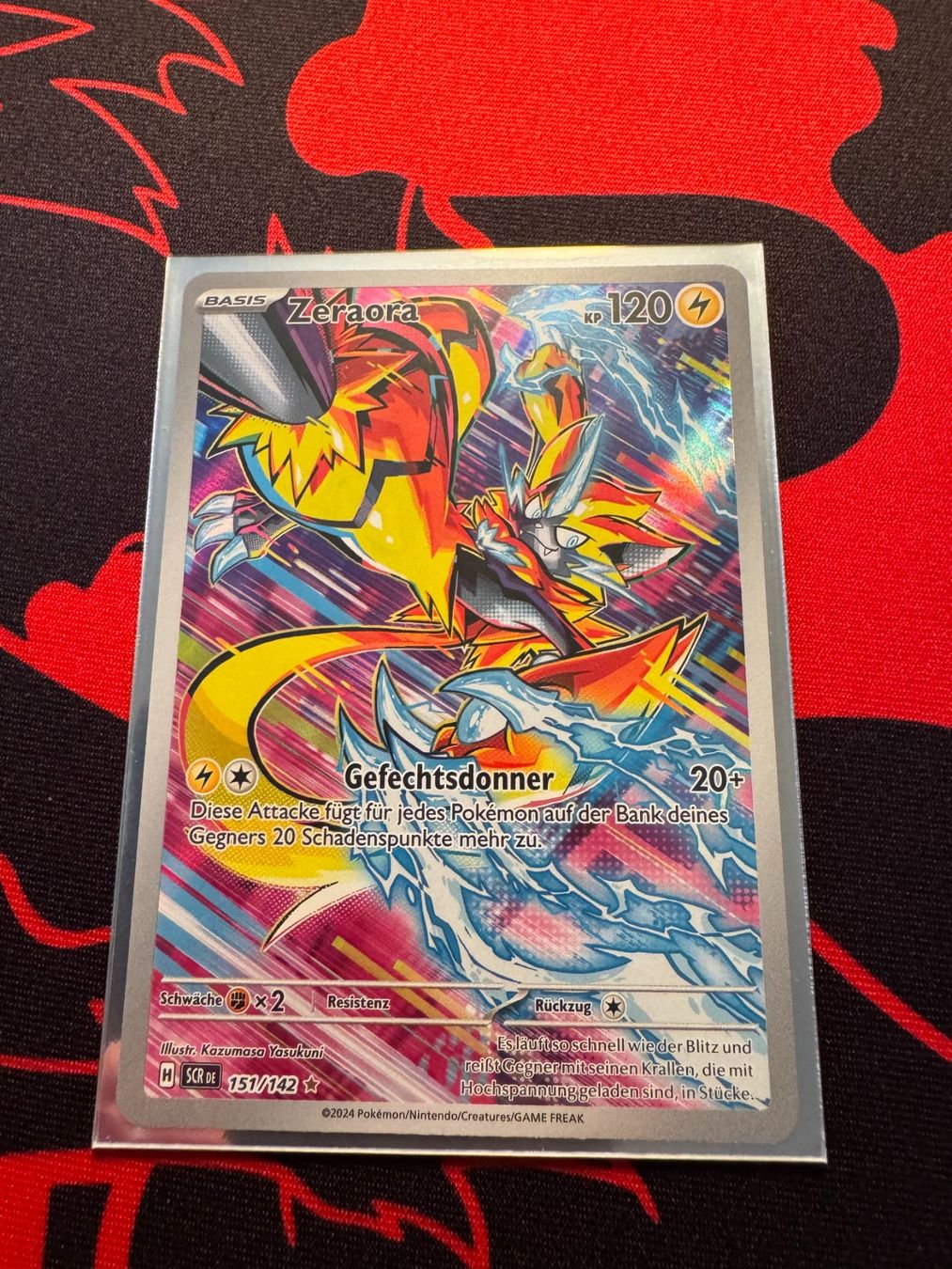 Pokémon Sammelbilder & Trading cards: Zeraora (SCR 151) - Stellarkrone – Neu (gemäss Beschreibung) aus Bülach von Pfrenzel