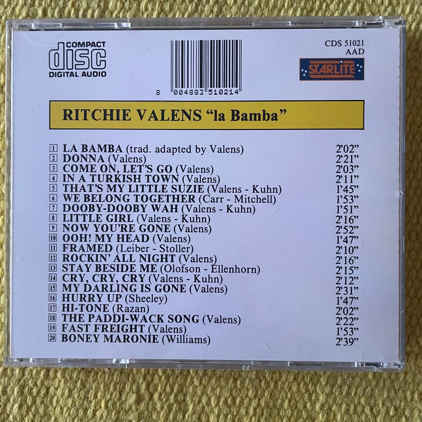 CDs: RITCHIE VALENS-LA BAMBA – Gebraucht aus Rorschacherberg von CD-Roli 1