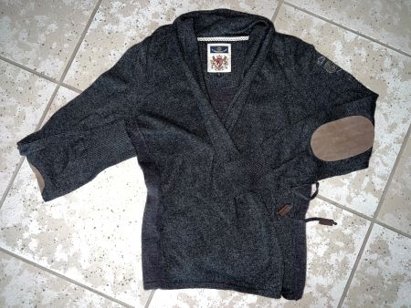 Jacke L‘ARGENTINA 38/40 Anthrazit Wolle Alpaca neu