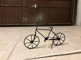 Pfister Deko-Fahrrad aus Metall  schwarz