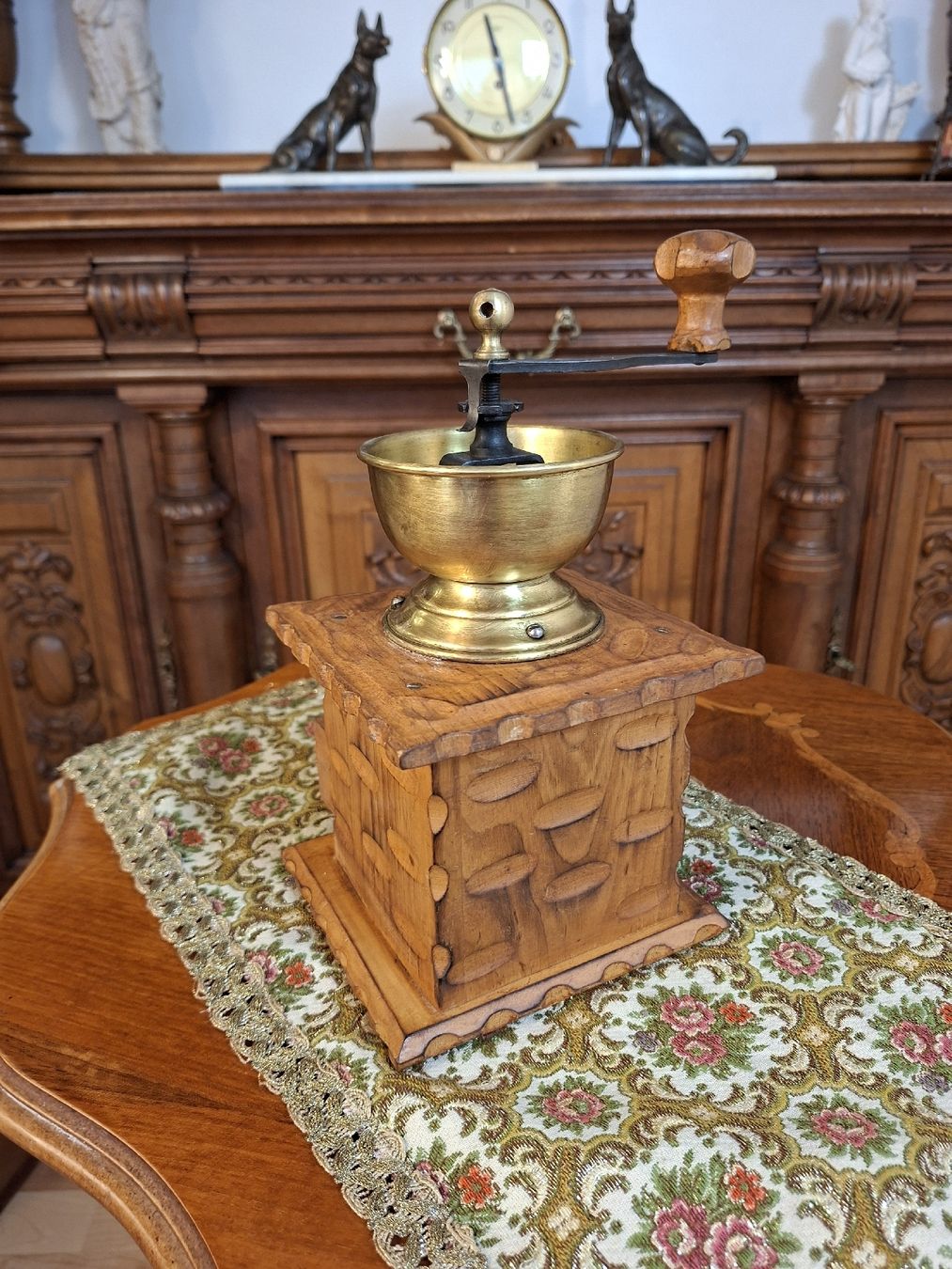 Küchengeräte: Antike Kaffeemühle Holz Messing  – Gebraucht aus Steffisburg von ZeitReise_ 3
