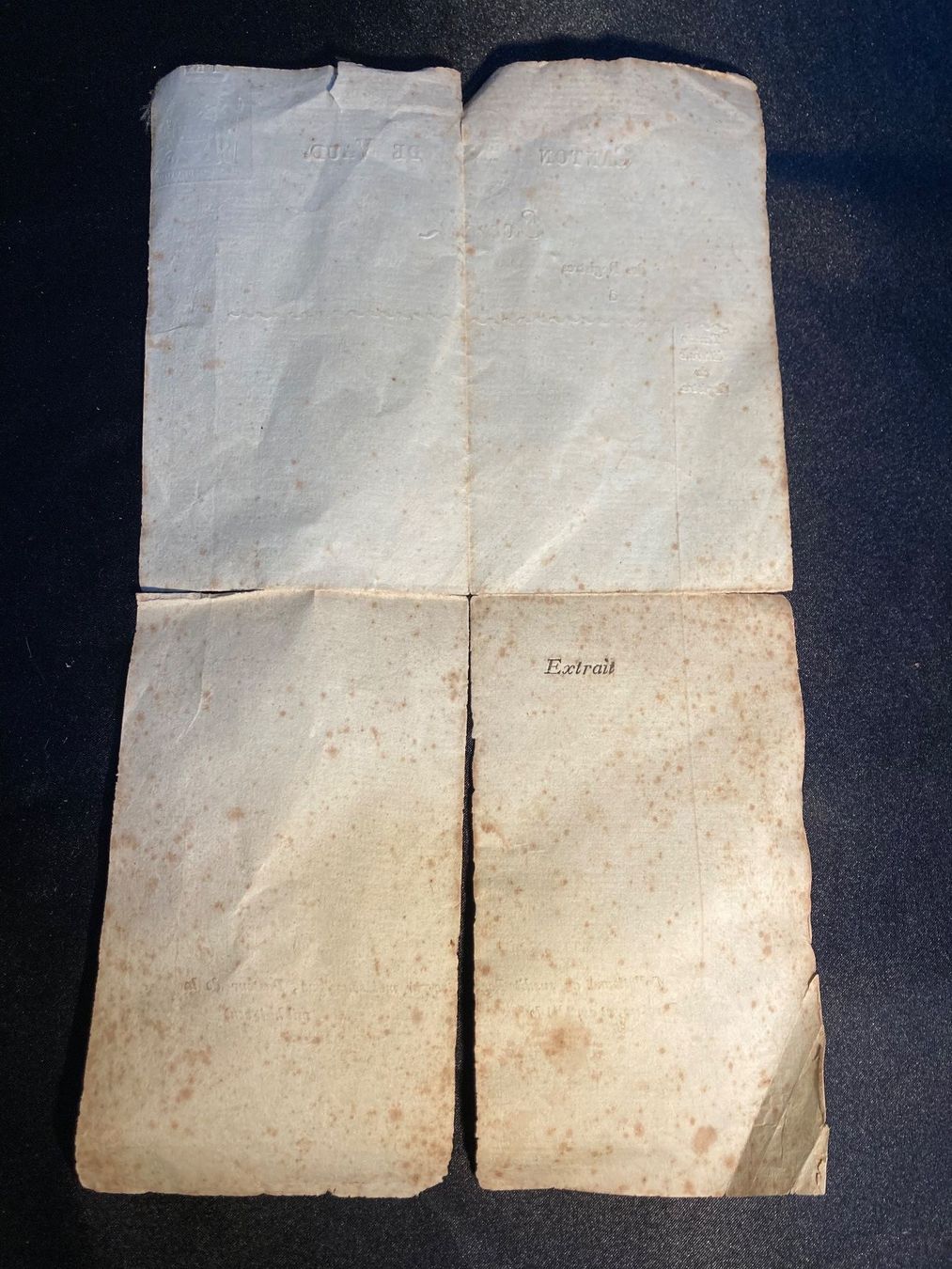 Documents: Document Extrait baptême Lavanchy Lutry 1813 – D'occasion à St-Cierges par LeRegain 3