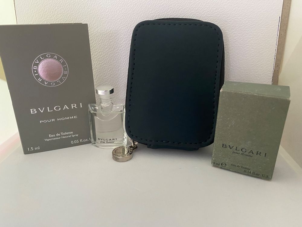 Étui à Bijoux BULGARI Authentique - Petit Modèle Noir - Occasion Impeccable