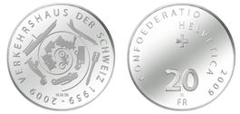 2009. 20 FR. 50 Jahre Verkehrshaus der Schweiz.