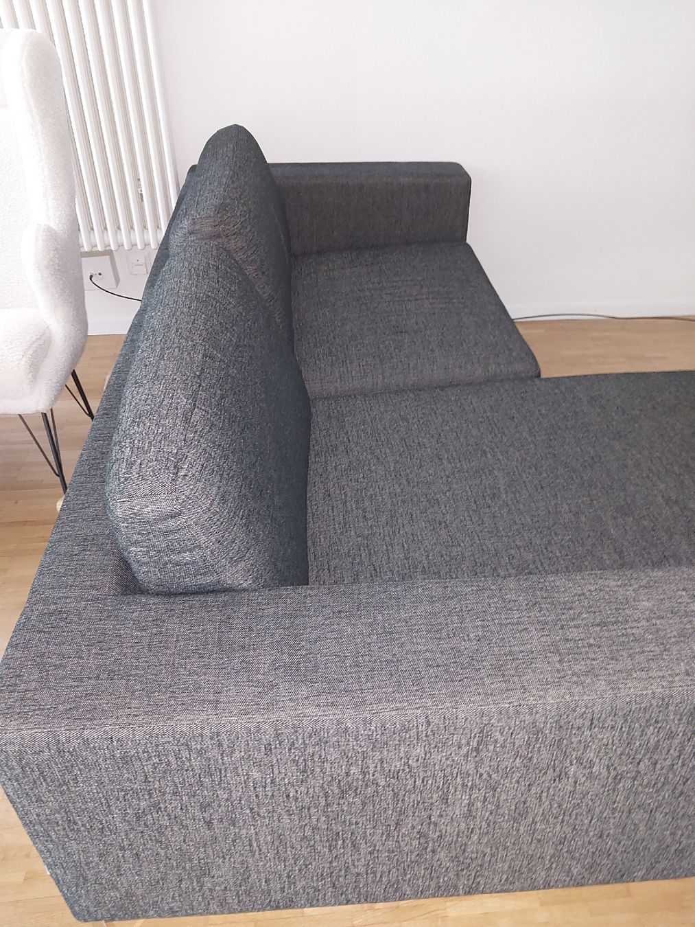 Divani: Gepflegtes Sofa/Couch mit Ottomane, grau, Top Zustand! – Usato da Rombach venduto da awerk 1