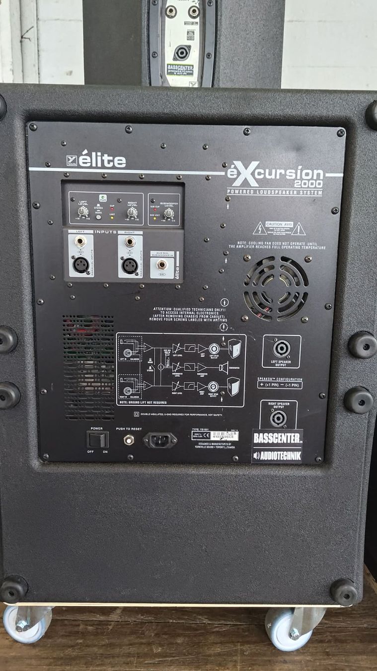 Lautsprecher: Yorkville Elite Excursion 2000 Powered System – Gebraucht aus Schlieren von Basscenter 3