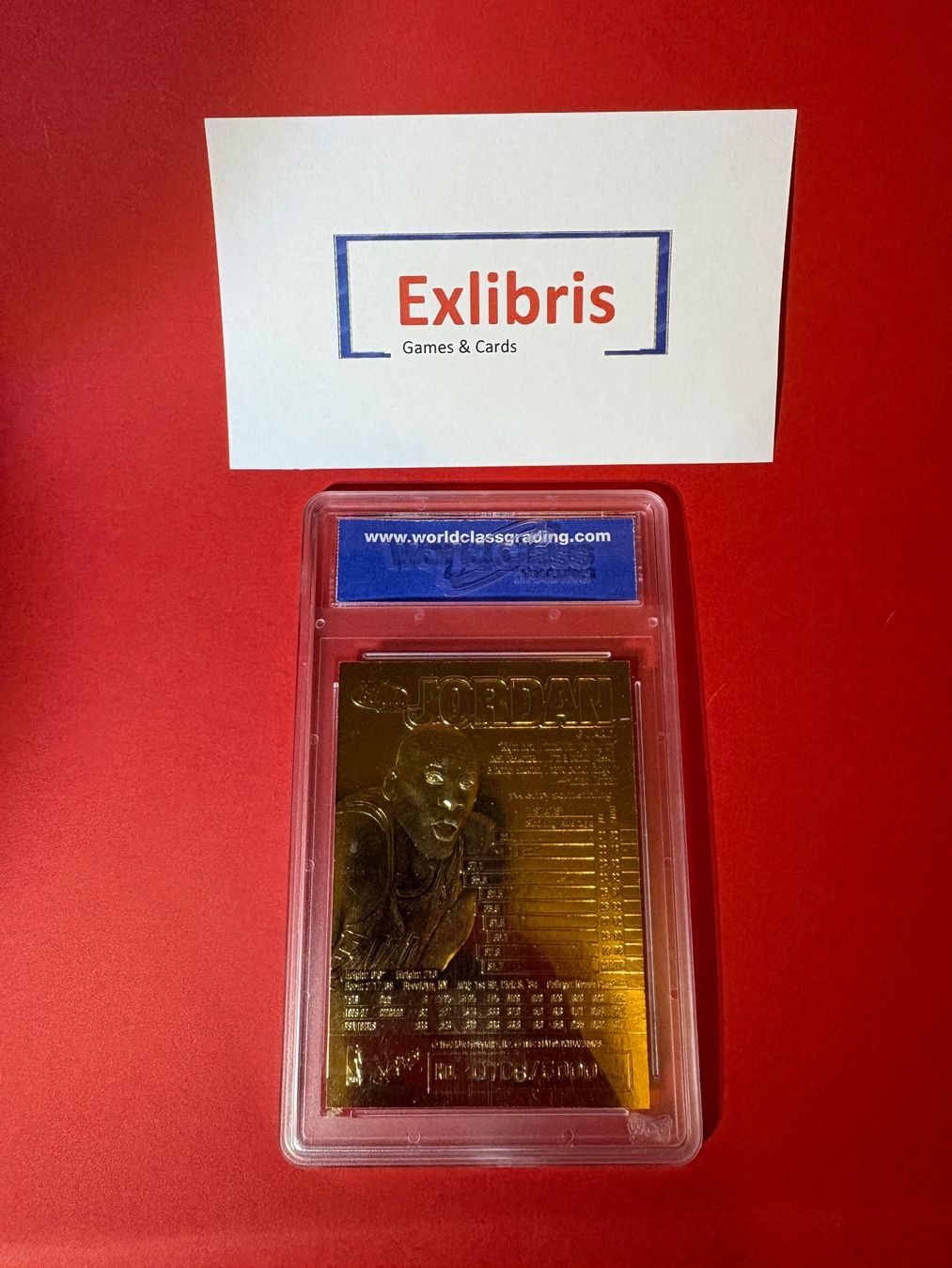Cartoline: Michael Jordan RED HOLOGRAM – Nuovo e nell'imballaggio originale da meierskappel venduto da Exlibris 1