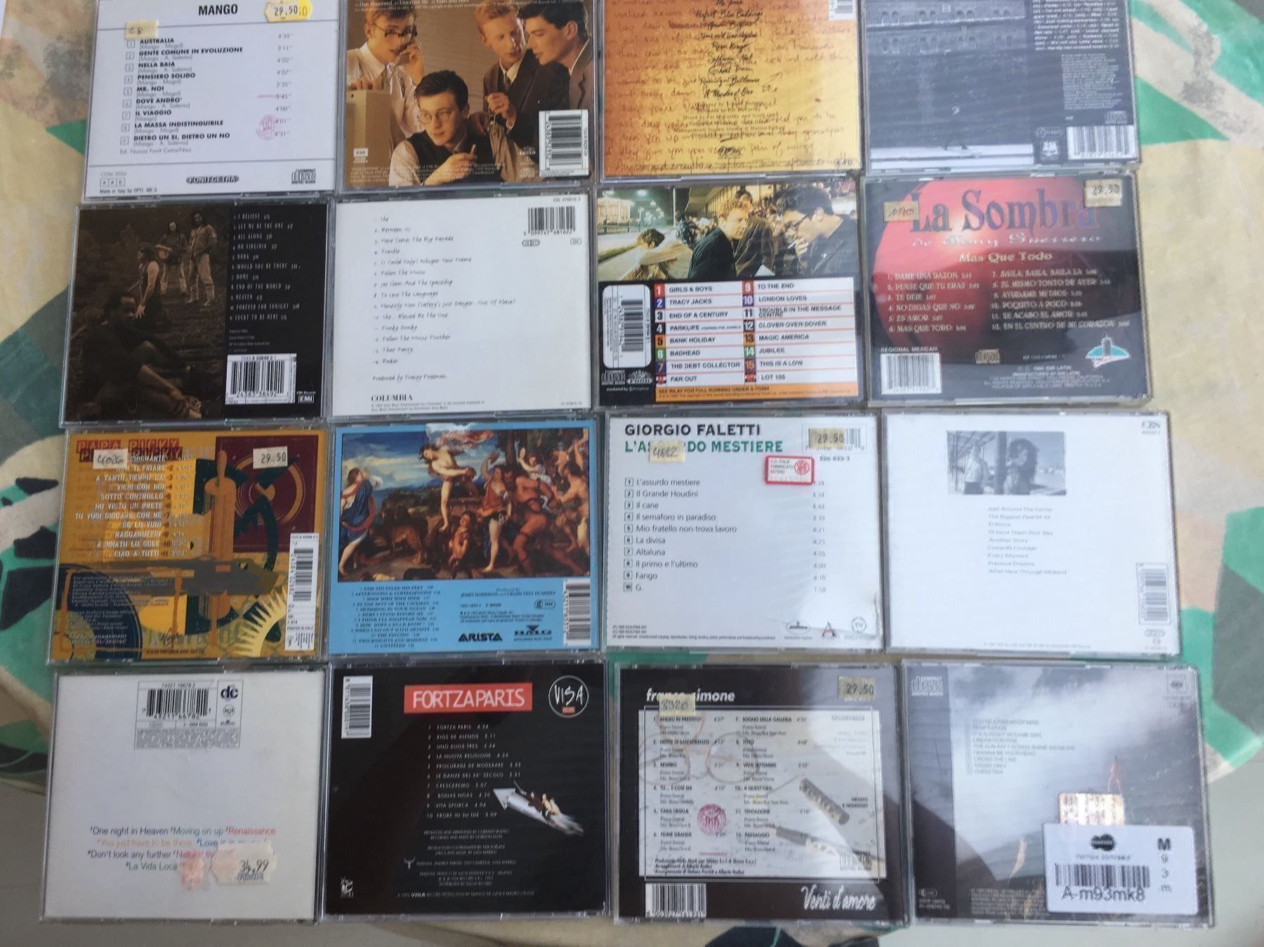 CD: 16 CD music – Usato da Châtillon FR venduto da riocavalli 1