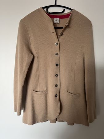 FTC Cashmere Strickjacke, Beige, XS