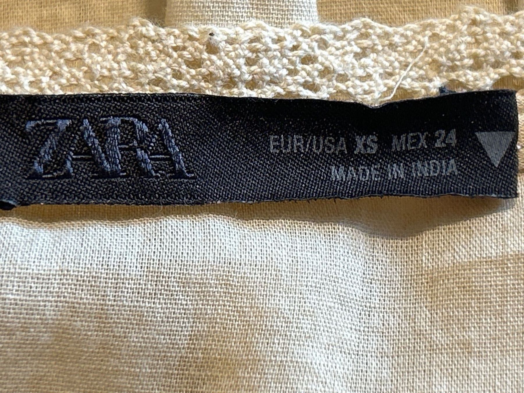 Zara Blusen: Damenbluse langarm hellbeige von Zara Grösse XS – Gebraucht aus Brunnen von Nala2929 7