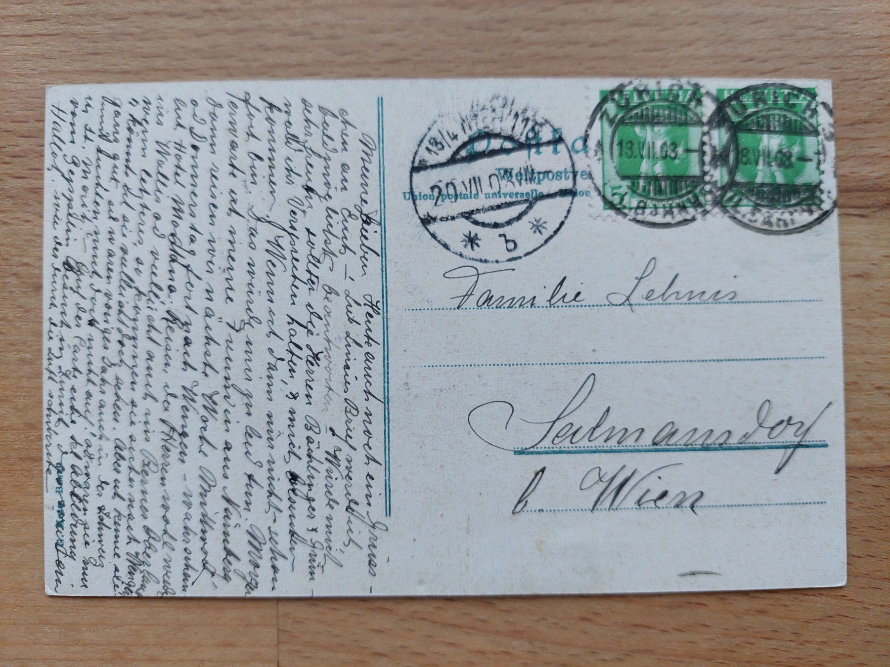 Cartoline postali: AK Luftschiff Zeppelin über dem Zürichsee – Usato da Obfelden venduto da Foto_Bild_Kunst_Buch 1