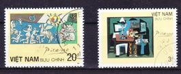 Série 2 timbres - Vietnam - 1987 - Obl.