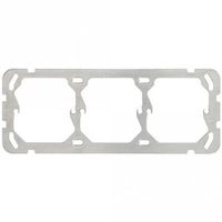 Befestigungsplatte waagr. 1x3 Hager NEU