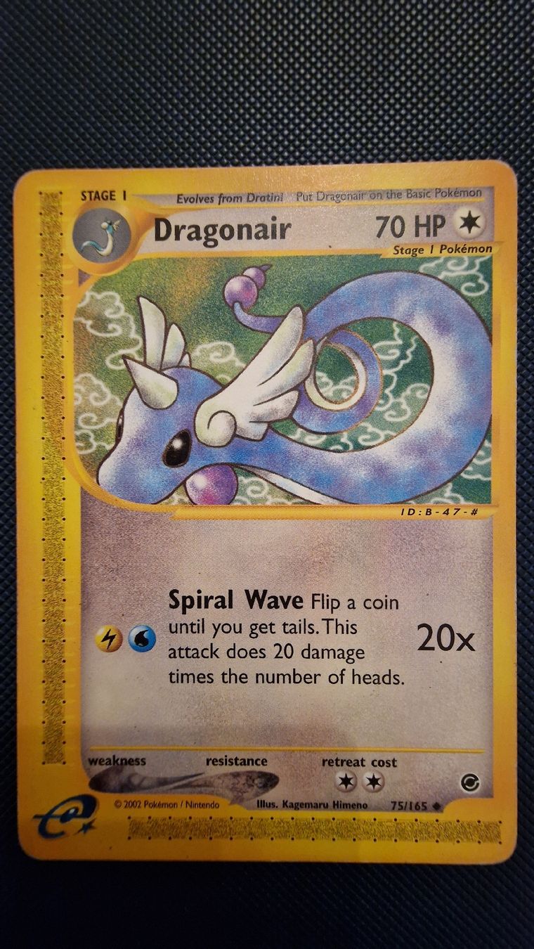 Pokémon Carte collezionabili: Dragonair #75 – Pokémon Expedition – Usato da Veytaux venduto da PocketMonster