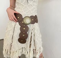 Boheme Stil kreisförmig Sommergürte retro braun