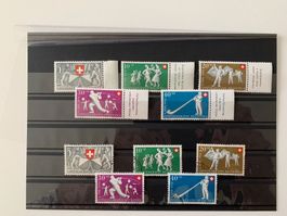 Pro Patria 1951 postfrisch mit Tabs und gestempelt