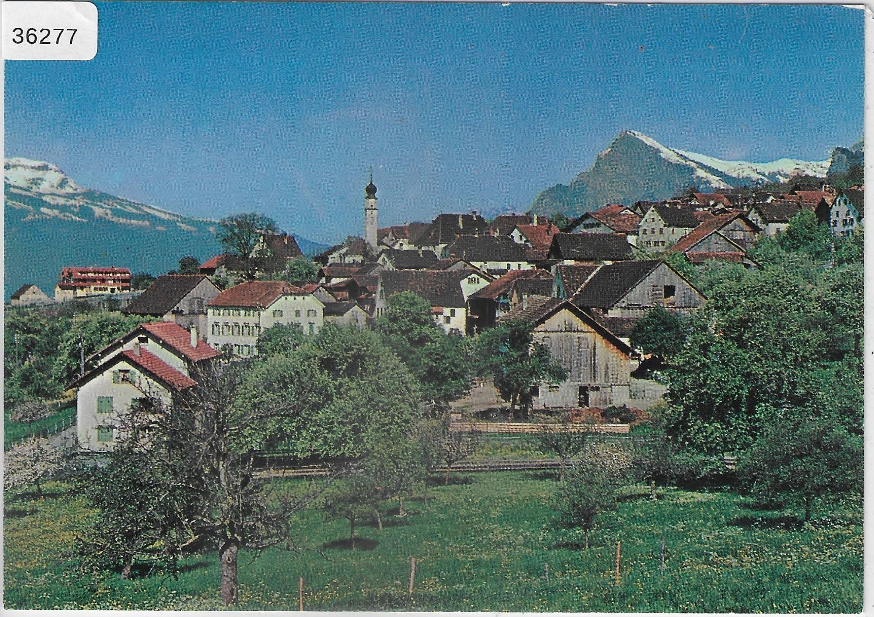 Cartoline postali: Jenins - Generalansicht – Usato da Ettingen venduto da Kartenplanet