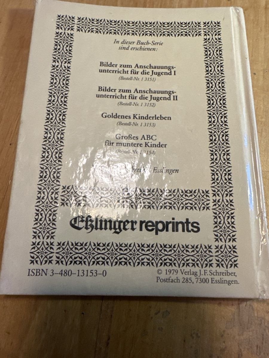 Libri: "Goldenes Kinderleben" Büchlein 1979 – Usato da Frauenfeld venduto da aluma14 3
