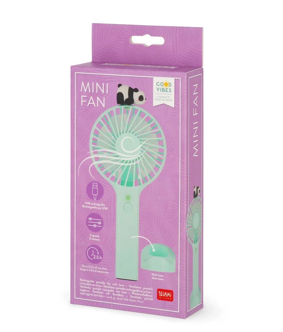 Ventilatori: NEW legami - Ventilateur Portable Rechargeable Avec Base – Nuovo e nell'imballaggio originale da Châtelaine venduto da suisseshopping 5