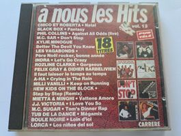 CD A nous les hits 18 titres