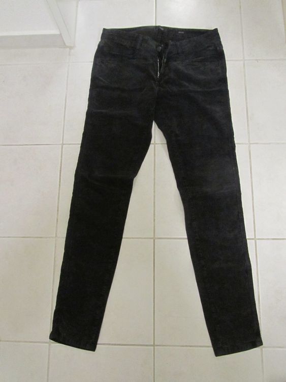 CLOSED Pedal Star Samt-Hose, Damen, grauschwarz, Gr. 31 | Kaufen auf ...