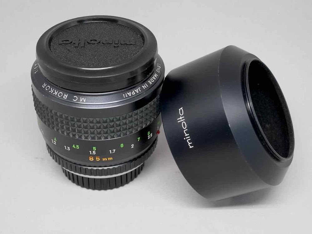 Minolta 85mm f/1.7 MC selten X-700 XE-1 XD-7 Sony Fuji (Gebraucht) in ...