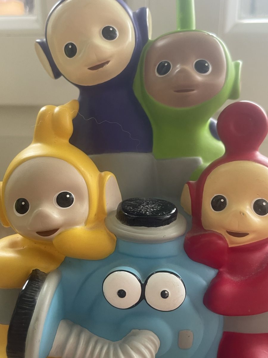 Bullyland Salvadanai: Original "Bullyland", (1996) Teletubbies Sparkasse/ Kässeli – Usato da Günsberg venduto da MorningEgg22 1