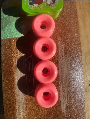 Skateboards: Orbs Roues de skate rose – Usato da vercorin venduto da LaDaKpa 1