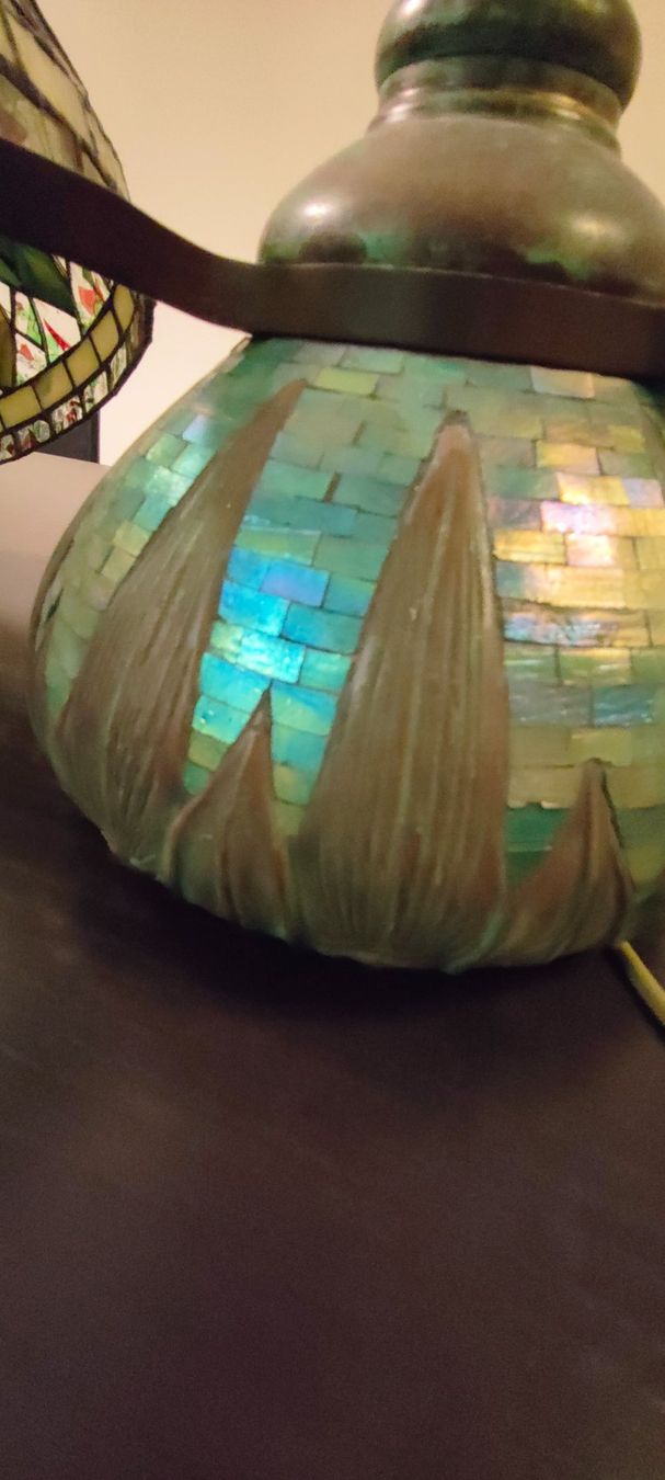 Lampen: Tiffany Lampe mit Arrowroot L.Fuss – Gebraucht aus Volketswil von rerererarara 3