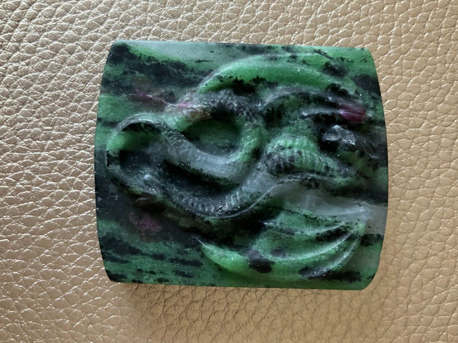Statuette: Zoisit Amulett Drache Figur Edelstein Amulette Dragon – Nuovo (secondo la descrizione) da Prilly venduto da ilyria73