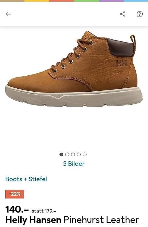 Helly Hansen Schuhe für Jungen: Helly Hansen Pinehurst Leather Gr. 42 – Neu (gemäss Beschreibung) aus Burgdorf von Wotapunx 4