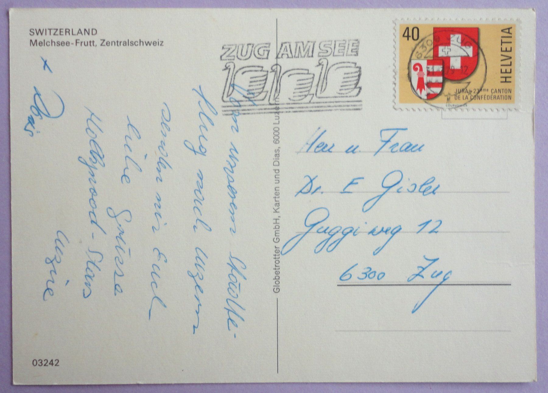Cartoline postali: Melchseee-Frutt, Zentralschweiz – Usato da Fétigny venduto da Billy2miny 1