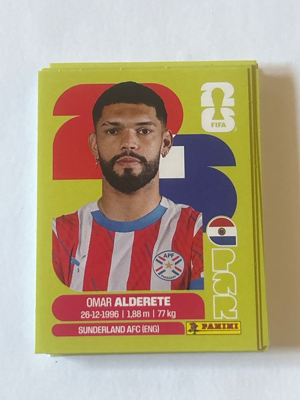Panini Carte collezionabili: Panini WM 2026 Sticker - Alderete PAR 7 – Nuovo (secondo la descrizione) da Troistorrents venduto da sim_d75d