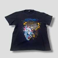 Ed Hardy vintage graphic rhinestones t-shirt 90s M