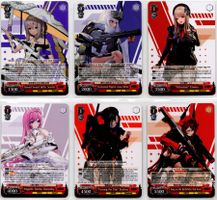 6 diverse NIKKE - Weiss Schwarz Karten - Anime - japanisch