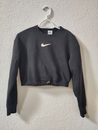 Nike Cropped Pullover schwarz XS